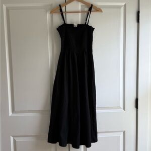 H&M Chic Black Midi Dress